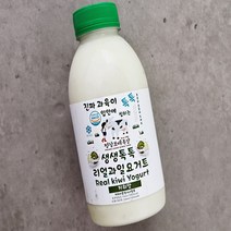 [평창보배목장] 생생톡톡 과일요거트 키위 500ml, 단품