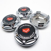 휠캡 4pcs 68mm Vossen 휠 허브 센터 캡 자동차 림 교체 방진 커버 스타일링 액세서리, 06 F