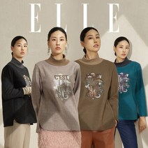 [ELLE]엘르 울블랜딩 터틀넥 기모블라우스1종
