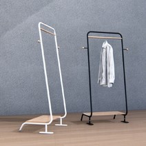 간편조립행거 쿠스쿠스 노르딕 시자 행거 이동식 옷걸이 철제 스탠드 미니 원룸 행거, 화이트 (tws 200007)