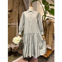 써스데이아일랜드 셔츠형 원피스(T216MOP175W)(1282833)