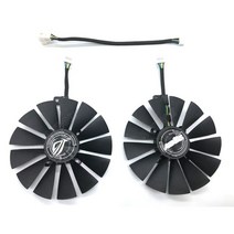 ASUS ROG STRIX Dual RX 470 570 용 95MM PLD10010S12H 쿨러 팬 AMD RX470 RX570 게임용 비디오 카드 냉각 팬 신제품, 1 set-2pcs