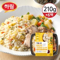 [하림] [냉동] 이닭 탄단지 다이어트 도시락 간장계란밥과 한입스테이크 210gx6팩, 6개, 210g