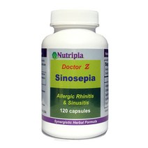 사이노즈피아 코막힘 비염 약초4종 제품 고농축 천연허브 제품 Doctor Z Sinosepia 120 Capsules