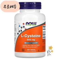 나우푸드 엘시스테인 500m.g 100개입 L 시스테인 HCL, 1개
