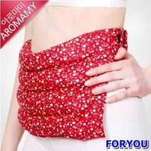 ForU969 허브찜질팩 허리 복부용 기본 커버포함 냉팩 찜질용품 다용도찜질팩 허리찜질팩, 그린*본상품, 상세페이지 참조