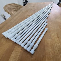 압축봉 - 화이트 길이별 11가지 종류 수납 정리 끝판왕, 화이트18-25cm(직경1.3cm)화이트