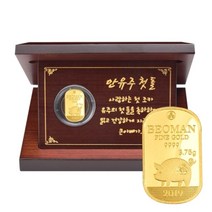 기타 [골드모아] 순금 골드바 상패 3.75g 24k [돼지띠 첫돌]