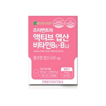 프리벤트라 액티브 엽산 비타민B6 B12 30g, 1개