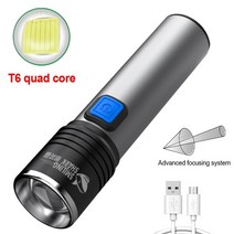 수중렌턴 다이빙랜턴 Vastfire 5000lm xpet6 led 스쿠버 다이빙 손전등 화이트 라이트 uv 다이브 토치 랜턴 방수 ipx6 수중 500m 알루미늄, t6