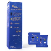 에스지 데일리 멀티팩 올인원 영양제 종합비타민 3000mg x 30포 1박스