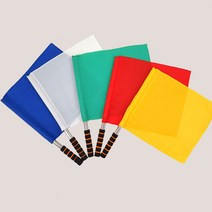 컬러깃발 청기백기 체육대회 응원 신호기 DD 12367 게임깃발 선 무지깃발 결승 점 출발신호 파란깃발 _ 22092786EA 4bunshop*61572749ws, 화이트