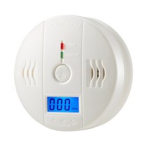 LCD CO 센서 혼자 작동 85dB 사이렌 사운드 독립 일산화탄소 중독 경고 알람 탐지기, 01 Tradition CO Sensor