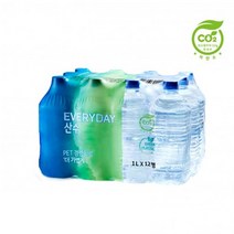 [저탄소인증제품] 에브리데이 산수 1L X 24병 / 먹는샘물