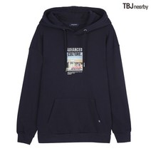 [TBJ] 유니 전사프린트 후드 풀오버(T201TS300P)