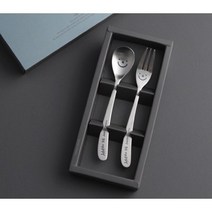 인스푼 티스푼포크 돌답례품 티스푼세트, 윙크 2P (포크1+티스푼1), 인쇄 / 포장 (빨강도트)