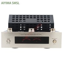 진공관 앰프 블루투스 스피커 오디오 AIYIMA SMSL 6K3P HI-FI 4.2 Bluetooth 160W 2.0 진공관 증폭기 지원, 01 TRANSPARENT_02 230V