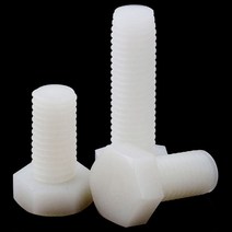 소형 미니 나사 너트 10pcs M3 M4 M5 M6 검정 흰색 나일론 육각 나사 플라스틱 볼트 윙 너트 완전 길이 6mm, 01 White_13 10mm_01 M3