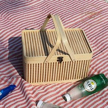 고르소 캠핑 대나무 라탄 피크닉 멀티 바구니, 선택완료, FREE