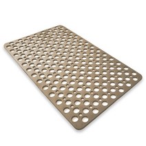 민트그린 화장실 미끄럼방지 매트 욕실 논슬립 바닥 패드, 물방울 브라운