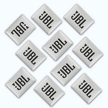 포칼스피커 FOCAL 510pcs 자동차 오디오 장식 3d 알루미늄 jbl 배지 엠블럼 스티커 푸조 6 207 306 307 508 106 107 108 2008 3008, 10pc
