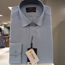 세일!!카라 배색 모달 드레스셔츠!! 슬림핏 2종 화이트 블루색상 구김이 적고 손세탁 가능합니다!!