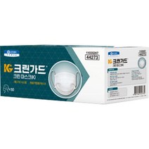 유한킴벌리산업안전 크린가드 면체마스크 44273크린마스크(실끈) 50개