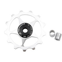 자전거롤러 MEROCA-자전거 뒷 변속기 자전거 롤러 들러 금속 베어링 11T MTB 로드 바이크 자키 휠 7/8, 14 Silver 13T