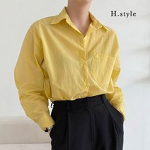 [천삼백케이] [에이치스타일] H스타일(SH)피치셔츠봄여름남방셔츠NB블라우스
