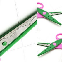 핑킹가위 넓은물결 안전가위 공예가위