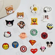 캐릭터 골프 자석 볼마커 라운딩 필드 철판클립 햇클립 단체선물, 1. 스마일꽃