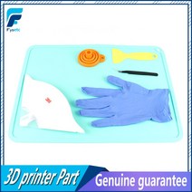 실리콘 슬랩 매트 410x310mm 청소 또는 수지 전송 DLP SLA 3D 프린터 액세서리용 작업 표면 보호, [04] trpe4