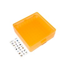 스토리지 박스 100홀 storage box 마이크로 튜브렉 tube rack 셀 보관 상자 에펜 원심관 검체 샘플 케이스, 스토리지박스(색상랜덤)(사은품증정)