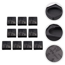 벼루 서예 10pcs 잉크 연삭 돌 플라스틱 드로잉 벼룩 그림 도구, 검은색
