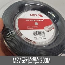 MSV 포커스헥스 울트라 블랙 200M 6각폴리 롤거트