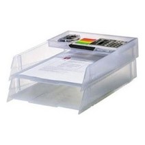 오너클랜 데스크 트레이 2.5단 245x329x123mm A4 서류받침_W8DDC97, 블루