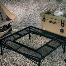 매드독캠프 아이언메쉬 접이식 캠핑 화로대 테이블 900