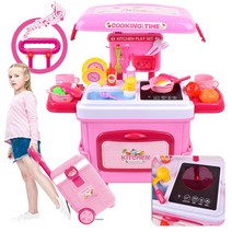 오즈토이 캠핑캐리어 주방놀이, 분홍