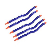 공압 부품 5x1/4 "3/8" 1/2 수나사 공압 튜브 플라스틱 유연한 물 오일 냉각수 파이프 호스, 03 Length 50cm_02 3/8