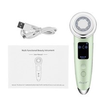 얼굴비대칭교정 CkeyiN RF EMS LED 라이트 페이셜 뷰티 디바이스 안티 에이징, 협동사, MR554G