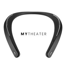 이엠텍 MY Theater 웨어러블 넥밴드 블루투스 스피커, EM-W100, 블랙