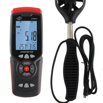 산업용풍속계 풍속 온도 습도 전문가용 휴대용 디지털센서 풍속계, 1개