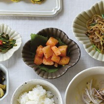 [스튜디오엠] 한국 에디션 국화 모과 반찬 그릇 3.5촌 160cc 3종 택1, 03.먹 181736, 1개