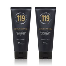 오네이처 119 노워시 헤어팩 200ml 2개