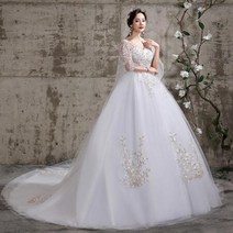 여성 원피스/점프수트 116 신부 웨딩 드레스 자수 레이스 그물 반 소매 레이스 인어트럼펫 사용자 정의 크기