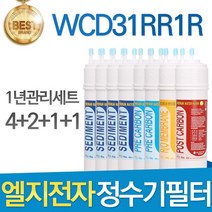 LG전자 WCD31RR1R 엘지 정수기 필터 호환 1년관리세트, 선택01_ 1년관리세트(4+2+1+1=8개)