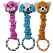 펫 강아지 애견 쫄쫄이 청각 로프 장난감 덴탈 인형, 없음