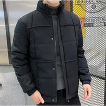 Momolatti 남성 쇼트한 기본 무지 원색 방수 패딩점퍼