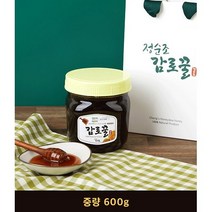 직접 양봉하는 천연벌꿀 정순조 감로꿀, 감로꿀 600g 1병