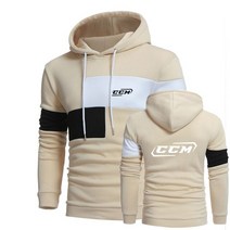 명패디자인 CCM 프린트 스플라이스 풀오버 남성 하라주쿠 스웨터 코튼 코트 후드 탑 최신 봄 가을 2792119426, M CHINA, 1